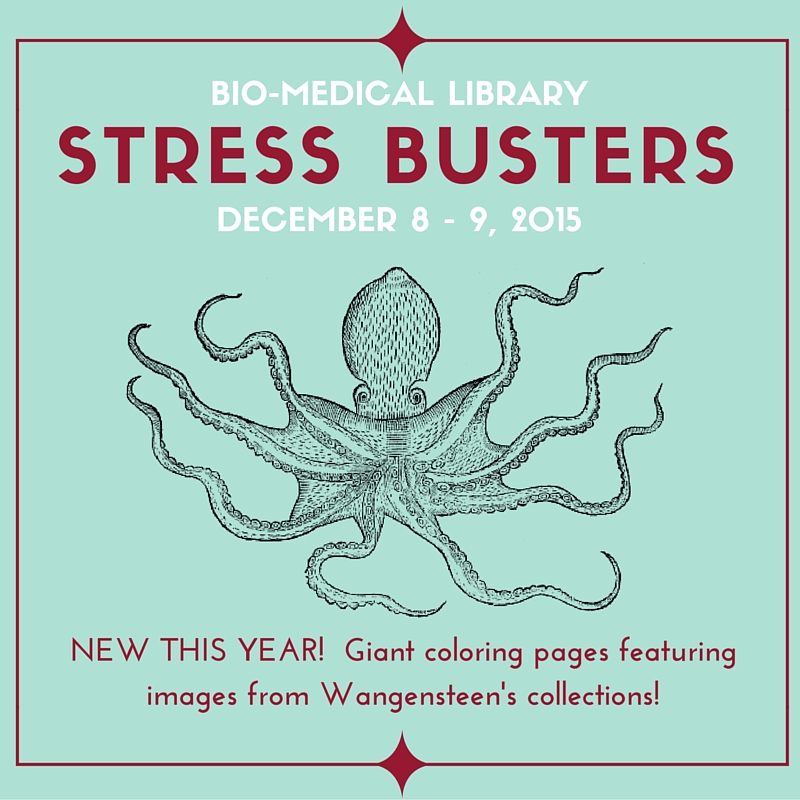 Stress Busters at the Bio-Medical Library