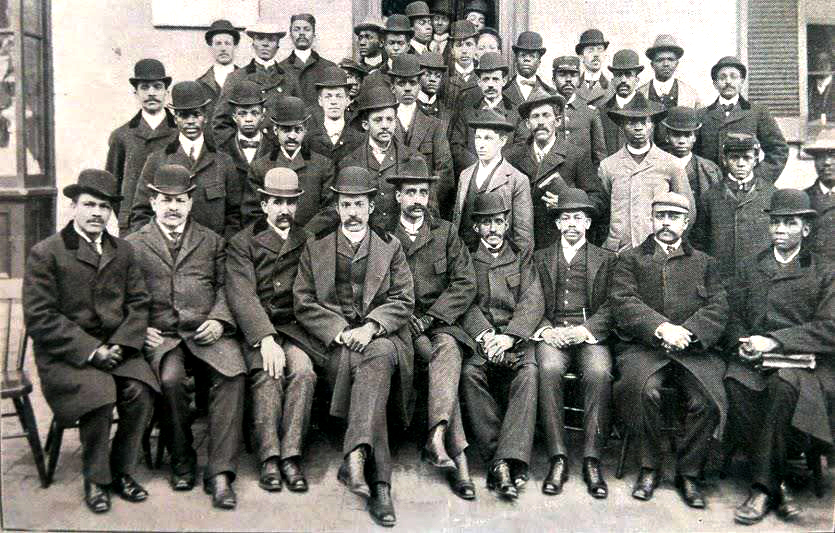 Members of African American YMCA, Representatives of the YMCA, undated, National Board of Young Men's Christian Association Armed Services Dept., Kautz Family YMCA Archives.