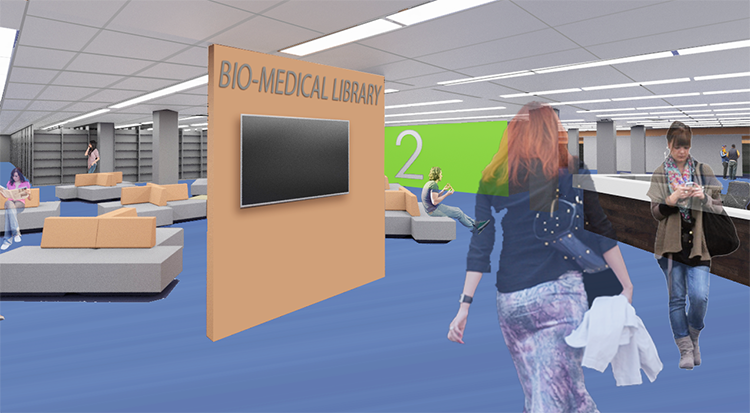 General rendering of the 2nd floor renovation