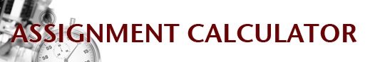 Assignment Calculator logo.