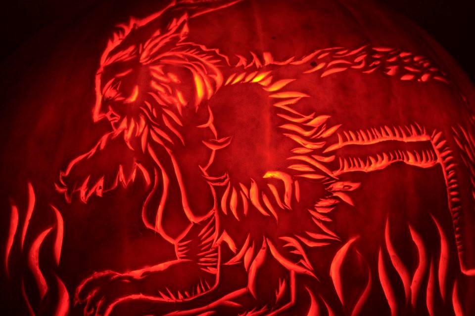 Carving from Aldrovandi by Emily Beck.