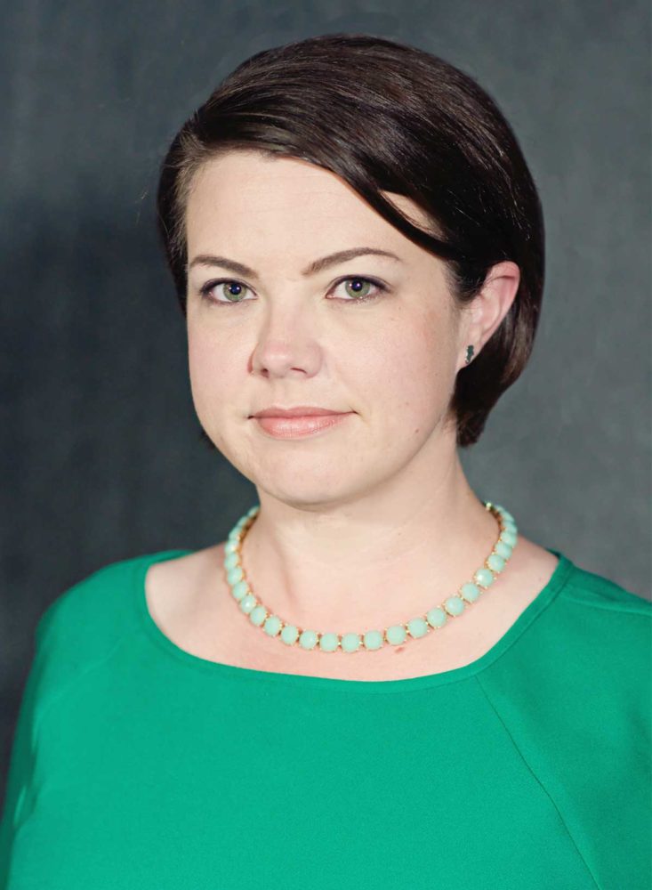 Emily Riha, Copyright Permissions Coordinator at the University of Minnesota Libraries.