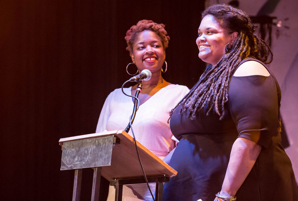 Junauda Petrus and Erin Sharkey, co-founders of Free Black Dirt, worked closely with Umbra Search materials as Coffee House Press Artists-In-Residence at the Given Collection.