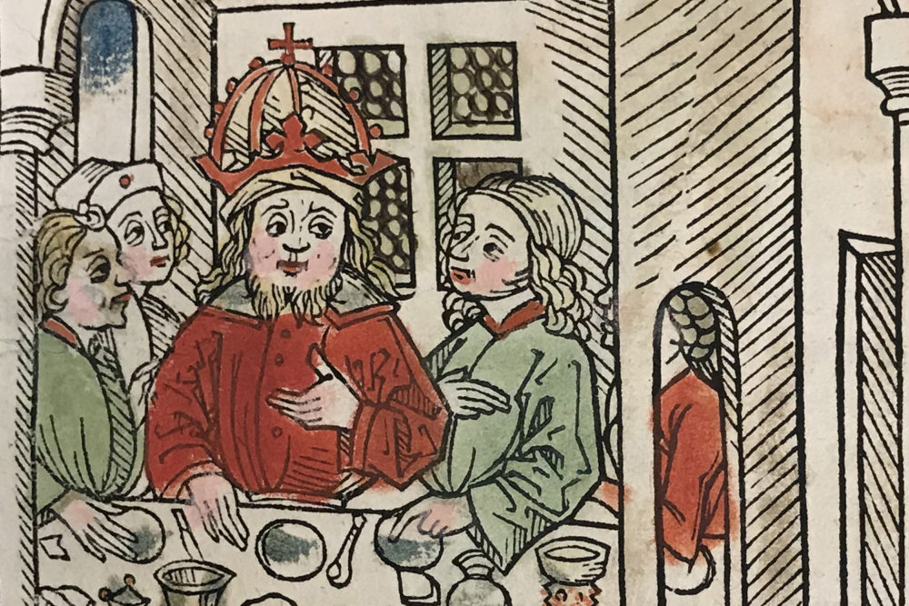 Banquet illustration from the James Ford Bell Library