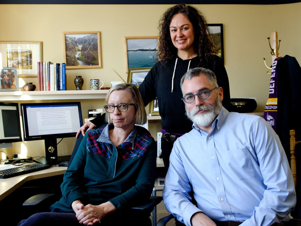 Wendy Haight, Cary Waubanascum, and Scott Marsalis