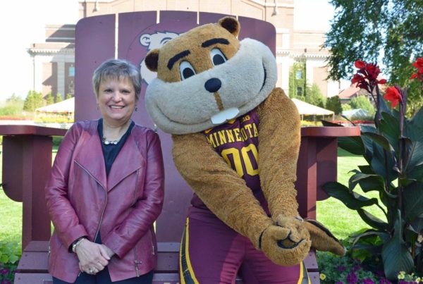 Wendy with Goldy