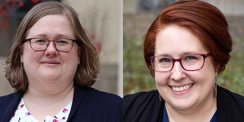 Dawn Hackman and Erin Reardon