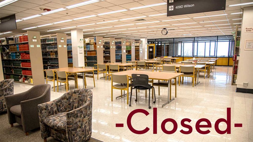 Wilson Library 4th floor study area
