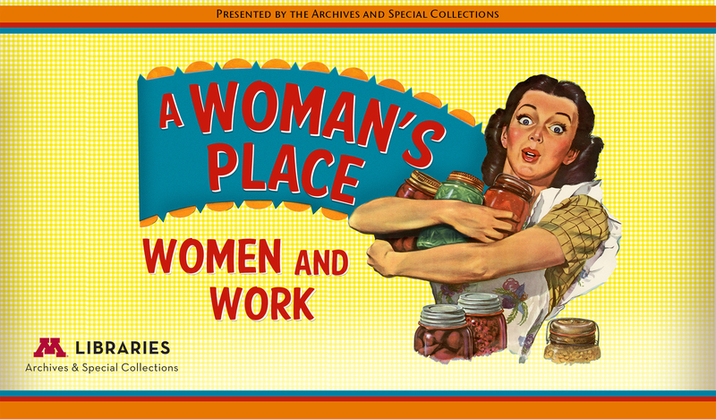 Woman's Place exhibit banner