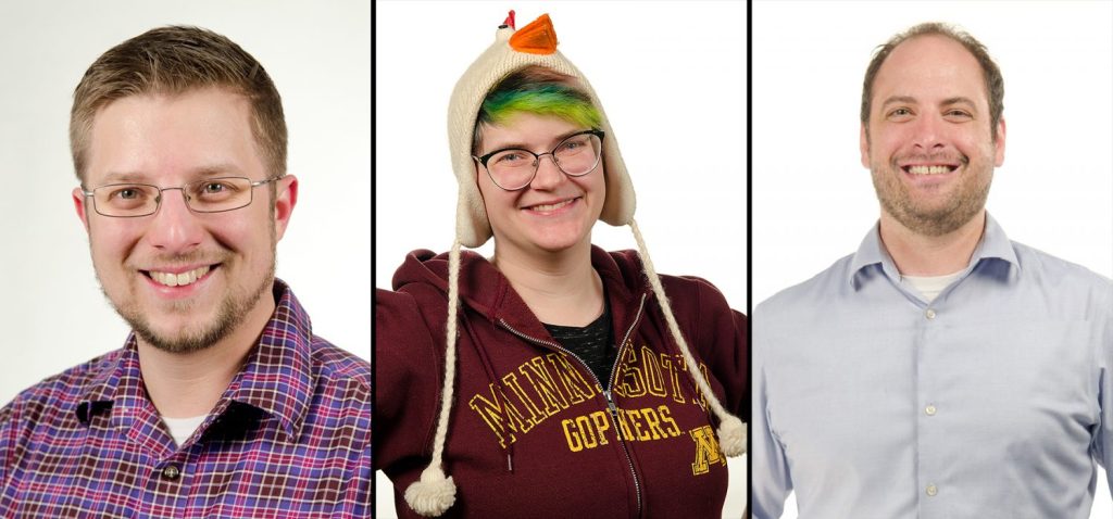 Charlie Heinz, Carolyn Bishoff, and ScottSpicer