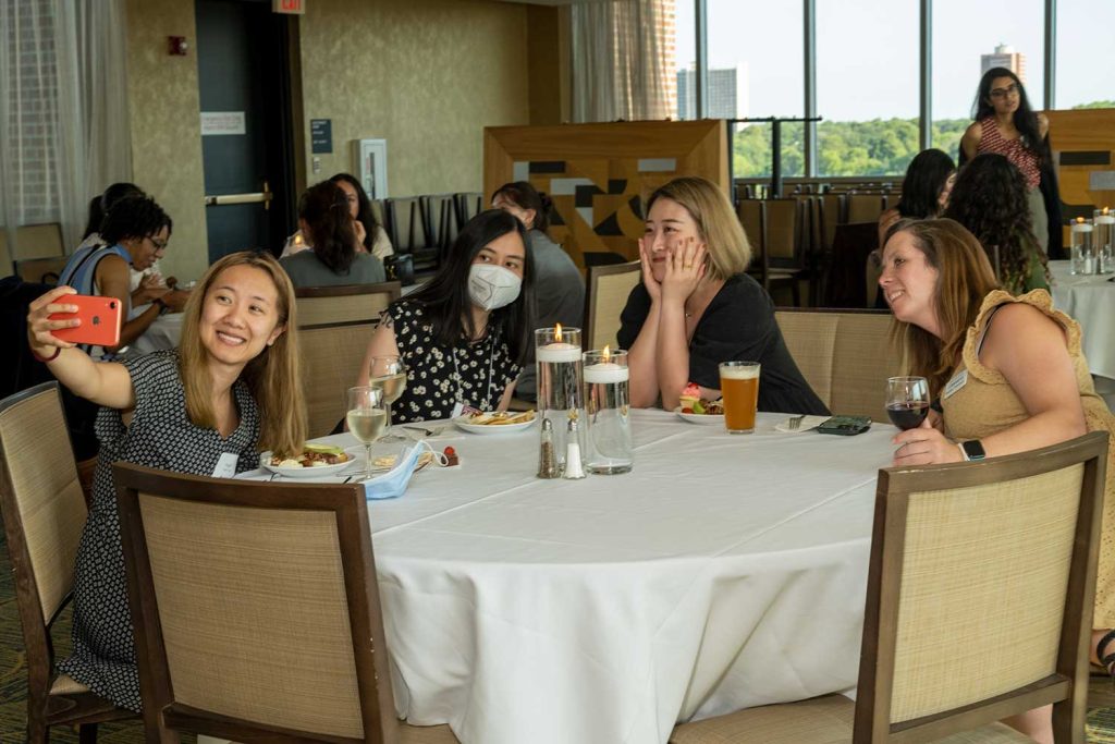 Minnesota Institute participants getting to know each other at the opening reception.