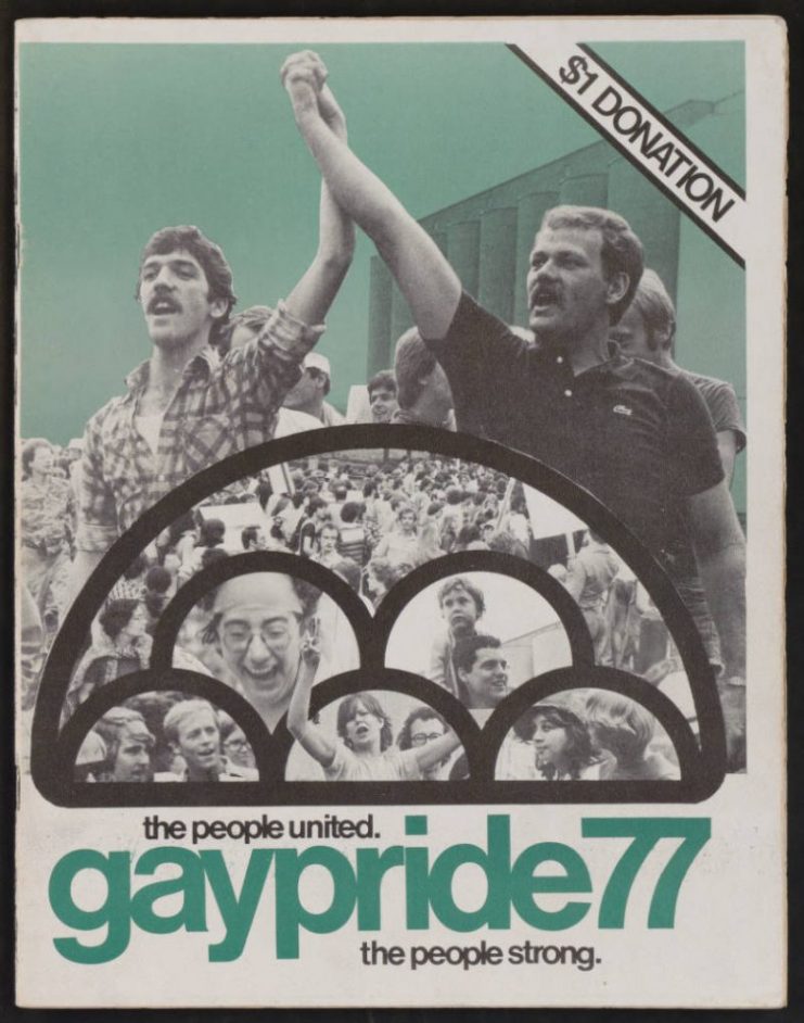 This 1977 program offers a detailed calendar of events, including a showing of “Rocky Horror Picture Show.”