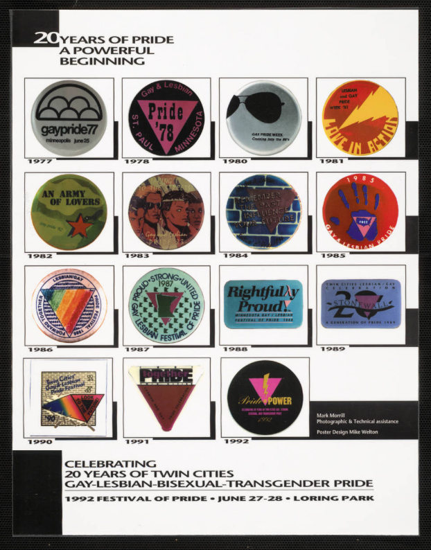 By 1992, there were 20 years of Pride events to commemorate.