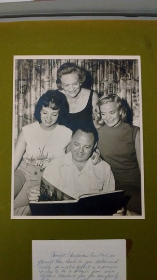 Family portrait from “Curt and Arleen” Scrapbooks Volume 1 of 14.