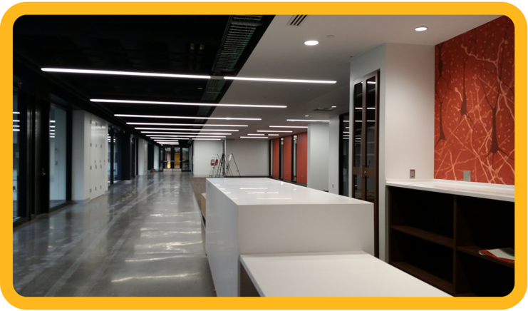 Rendering of Health Sciences Library Service Desk