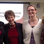 Liz Weinfurter (Left) and IJPS Board