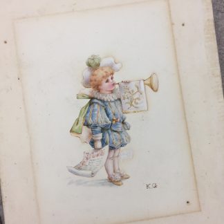 Kate Greenaway watercolor