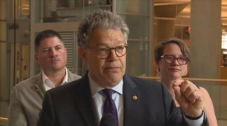 Megan Kocher and Al Franken