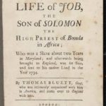 Some memoirs of the life of Job, from the James Ford Bell Library, which was recently accessed by students in a small college in Ohio.