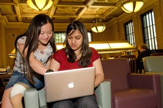 Peer Research Consultants Mariah Berner and Akshina Banerjee.