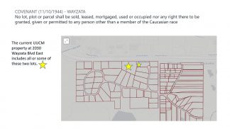 Racial-Covenant for UUCM property