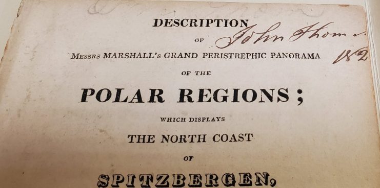 Owner's signature on title page.