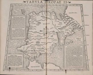 16th Century map of Spain