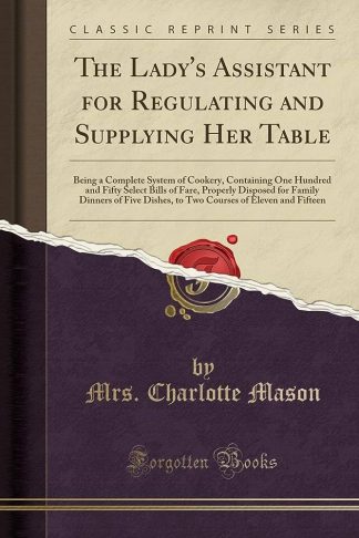 "The Lady's Assistant" cookbook