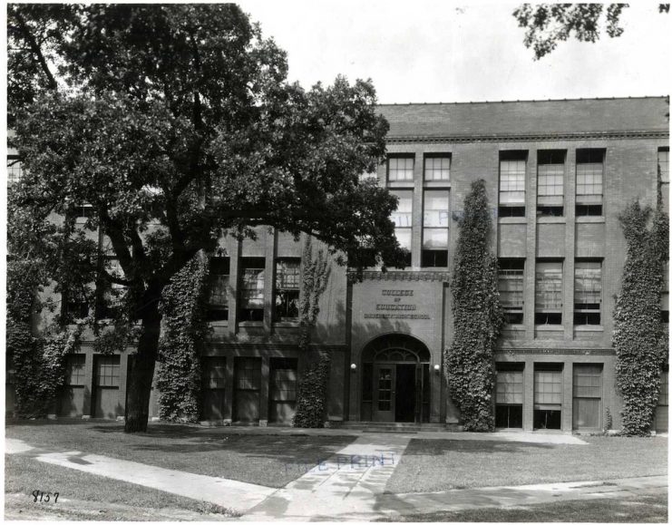 Home of the University High School on campus. Today, the building is home to the Institute on Child Development.