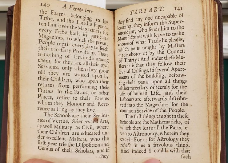 text from "A Voyage Into Tartary."