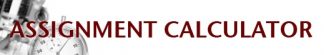 Assignment Calculator logo.