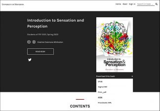 Introduction to Sensation & Perception e-book