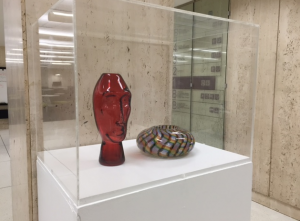Art in the Libraries display