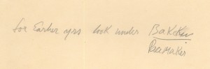Folder with the note "For earlier years look under Bakken Pacemaker."