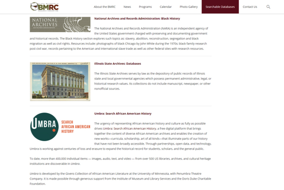 Umbra web page