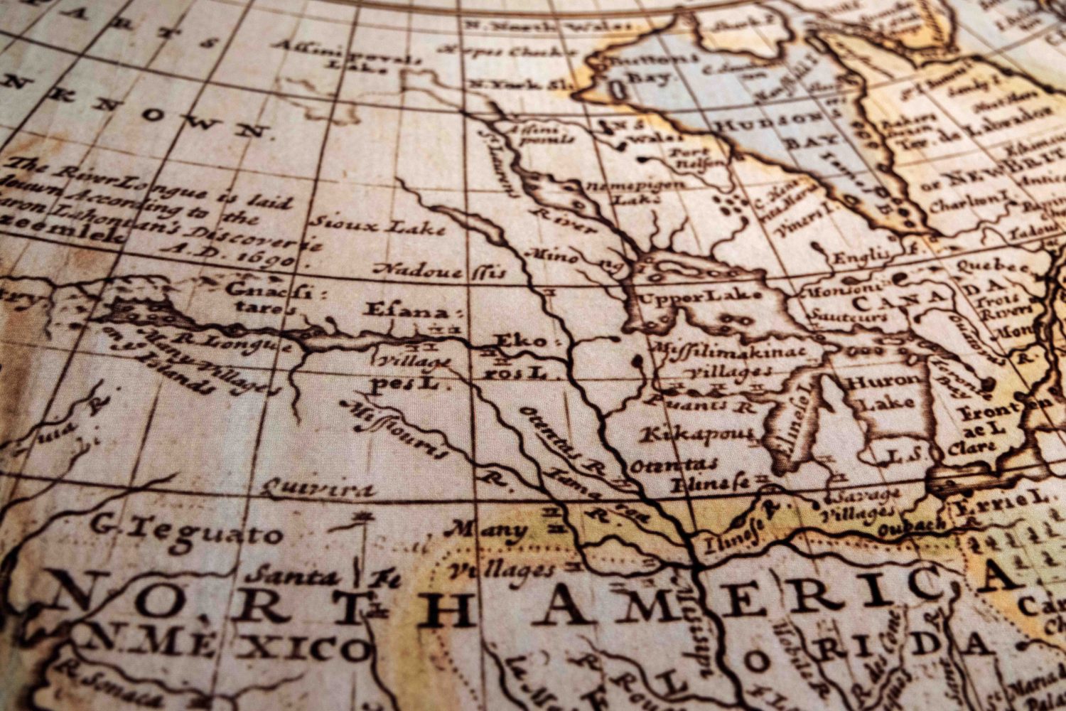 "A New and Correct Map of the World, Laid Down According to the Newest Discoveries and from the most Exact Observations," by Herman Moll, photographed on Friday, October 6, 2023. (Photo/Adria Carpenter)