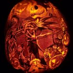 A Jack-O-Lantern of "The Nightmare Before Christmas." Courtesy of Justin Boeser (@justingregoryyy)