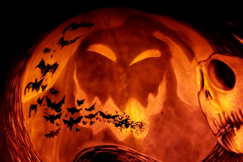 A Jack-O-Lantern of "The Nightmare Before Christmas." Courtesy of Justin Boeser (@justingregoryyy)