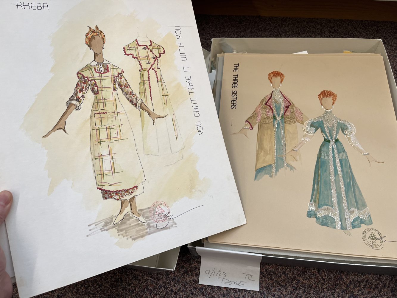 Jack Edwards' sketches.