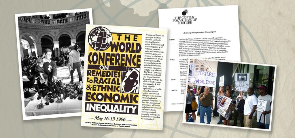 Collage of photos, posters and letters from the archives (Art/Darren Terpstra)