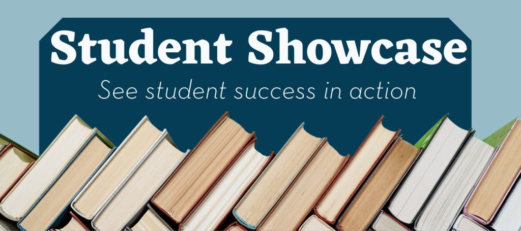 Banner for Wangensteen's student success showcase exhibit