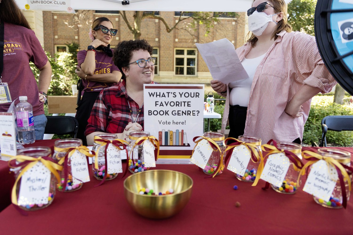 Students vote for their favorite genre during Welcome Week on Friday, August 30, 2024. (Photo/Adria Carpenter)