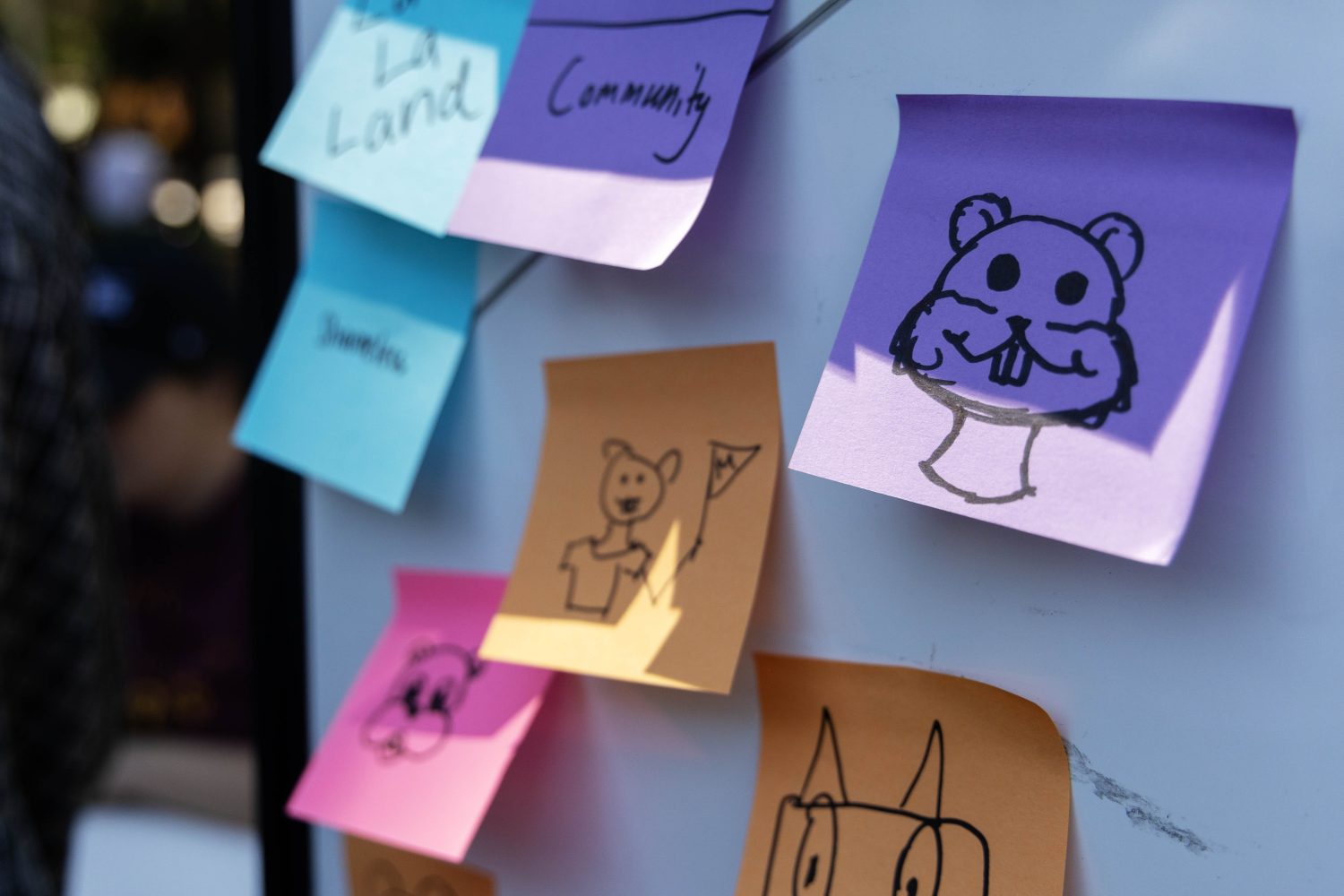 A drawing of Goldy Gopher decorates the Libraries' booth during Welcome Week on Friday, August 30, 2024. (Photo/Adria Carpenter)