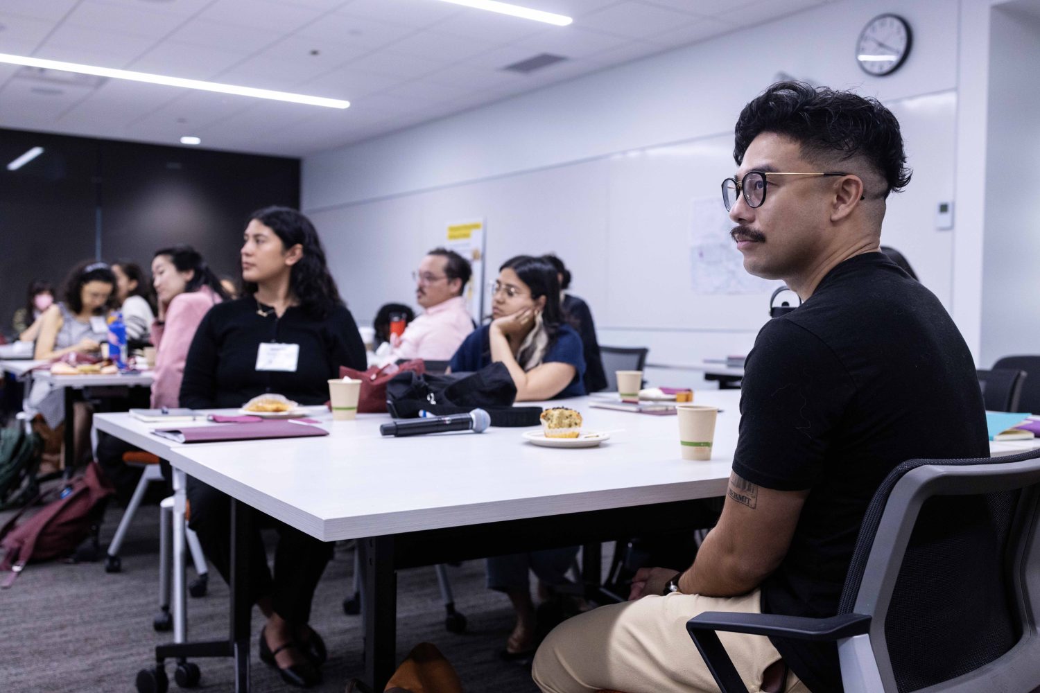The Minnesota Institute cohort gathers at the Health Sciences Library, on Monday, July 22, 2024. (Photo/Adria Carpenter)