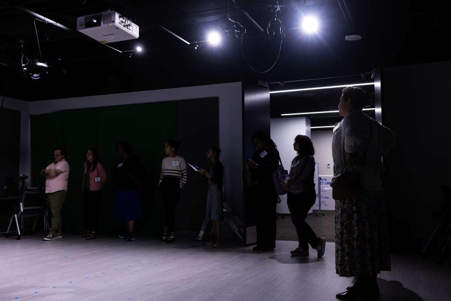 The Minnesota Institute cohort tours the Virtual Reality Studio at the Health Sciences Library, on Monday, July 22, 2024 (Photo/Adria Carpenter)