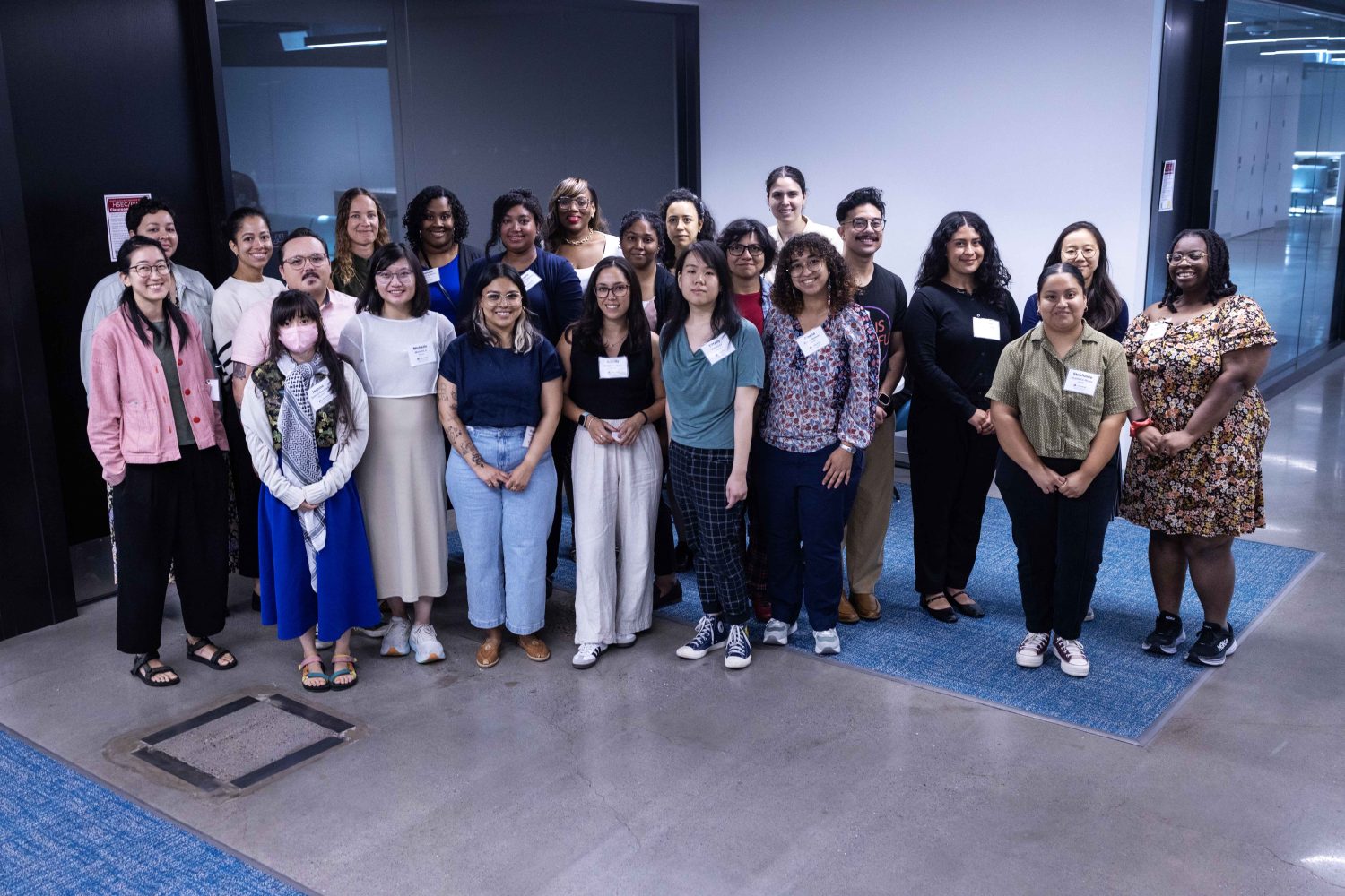 The Minnesota Institute cohort poses for a portrait at the Health Sciences Library, on Monday, July 22, 2024 (Photo/Adria Carpenter)