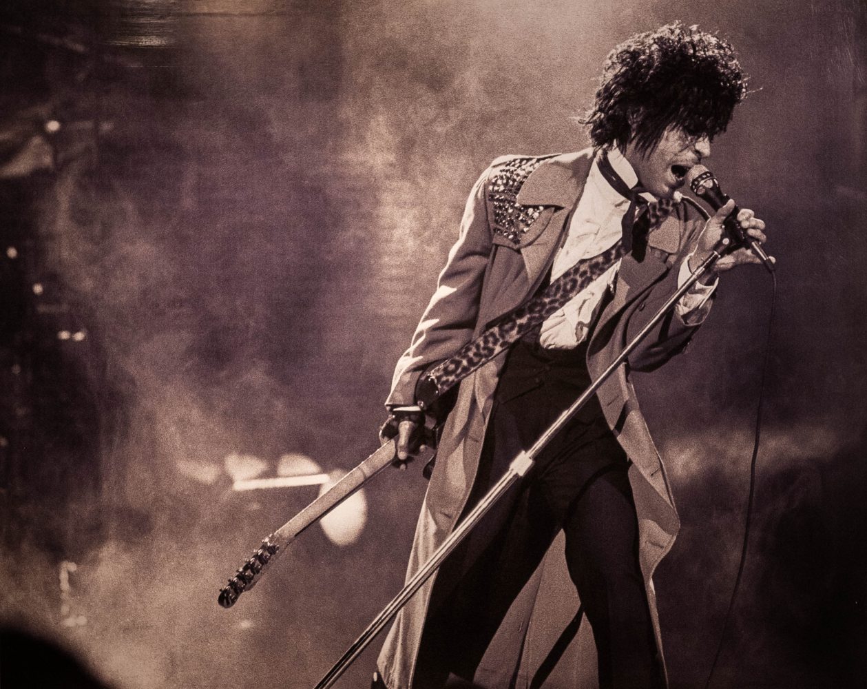 A photo of Prince on display in the "Music on Hennepin" exhibit on Monday, December 9, 2024. (Photo/Adria Carpenter)