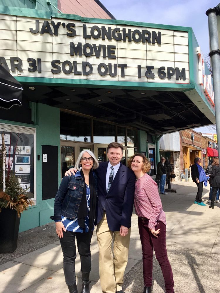 Mark Engebretson at a showing of his documentary, "Jay's Longhorn: Let's Make a Scene."