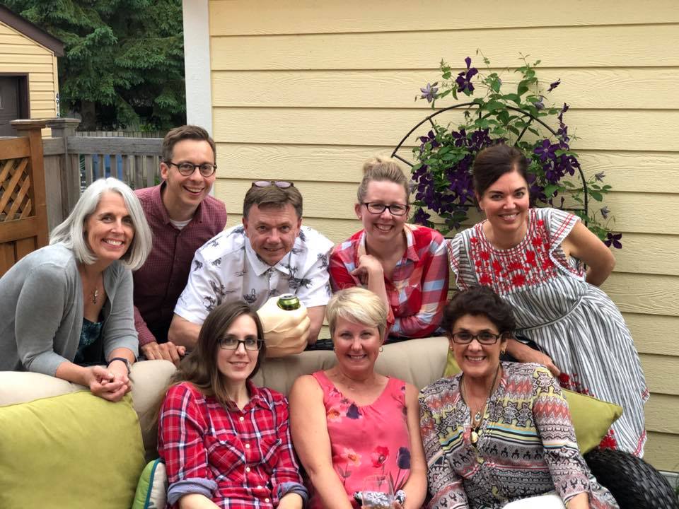 The School of Public Health's advancement team reunites.