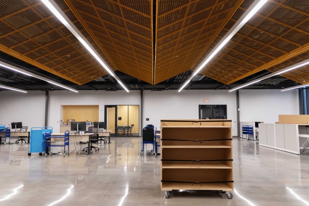 The main floor of the new off-site collections facility on Tuesday, March 4, 2025, in Minneapolis. (Photo/Adria Carpenter)